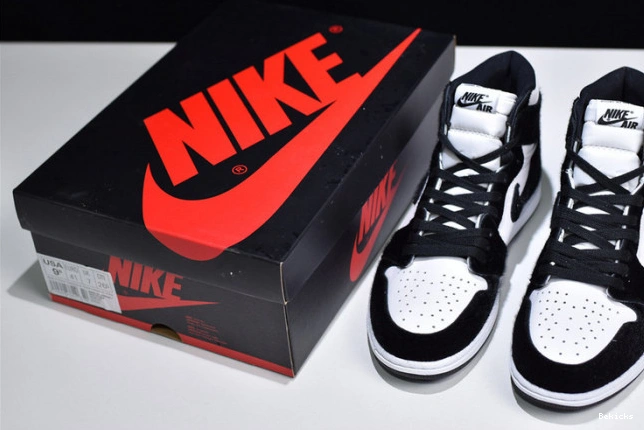 Rep BK black air cd0461-007 panda 1 jordan white 1117